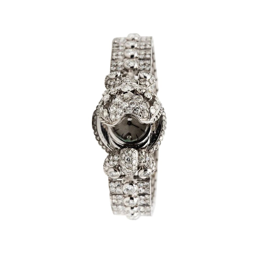 Montre en platine et diamants - Castafiore