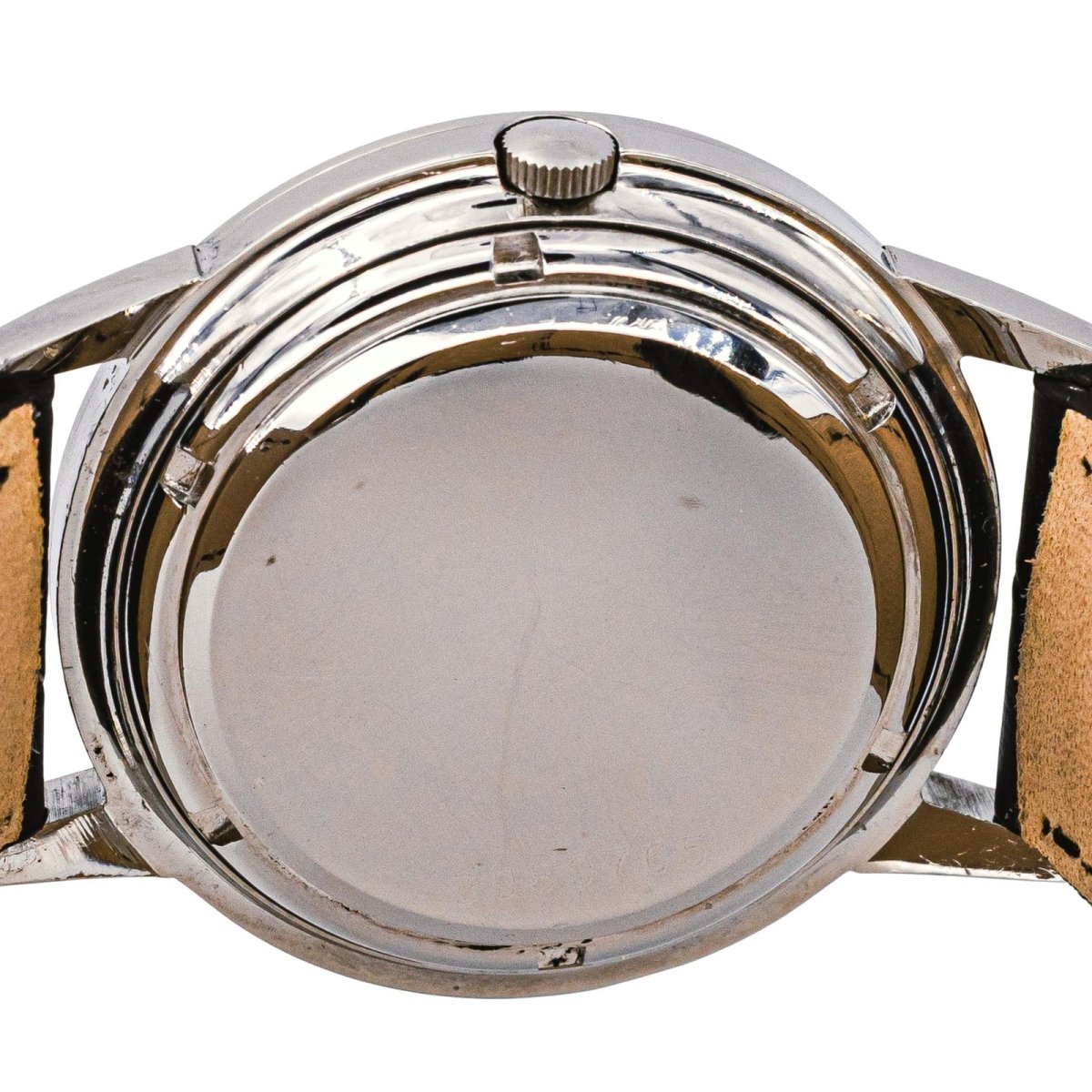 Montre ETERNA - MATIC en acier et cuir - Castafiore