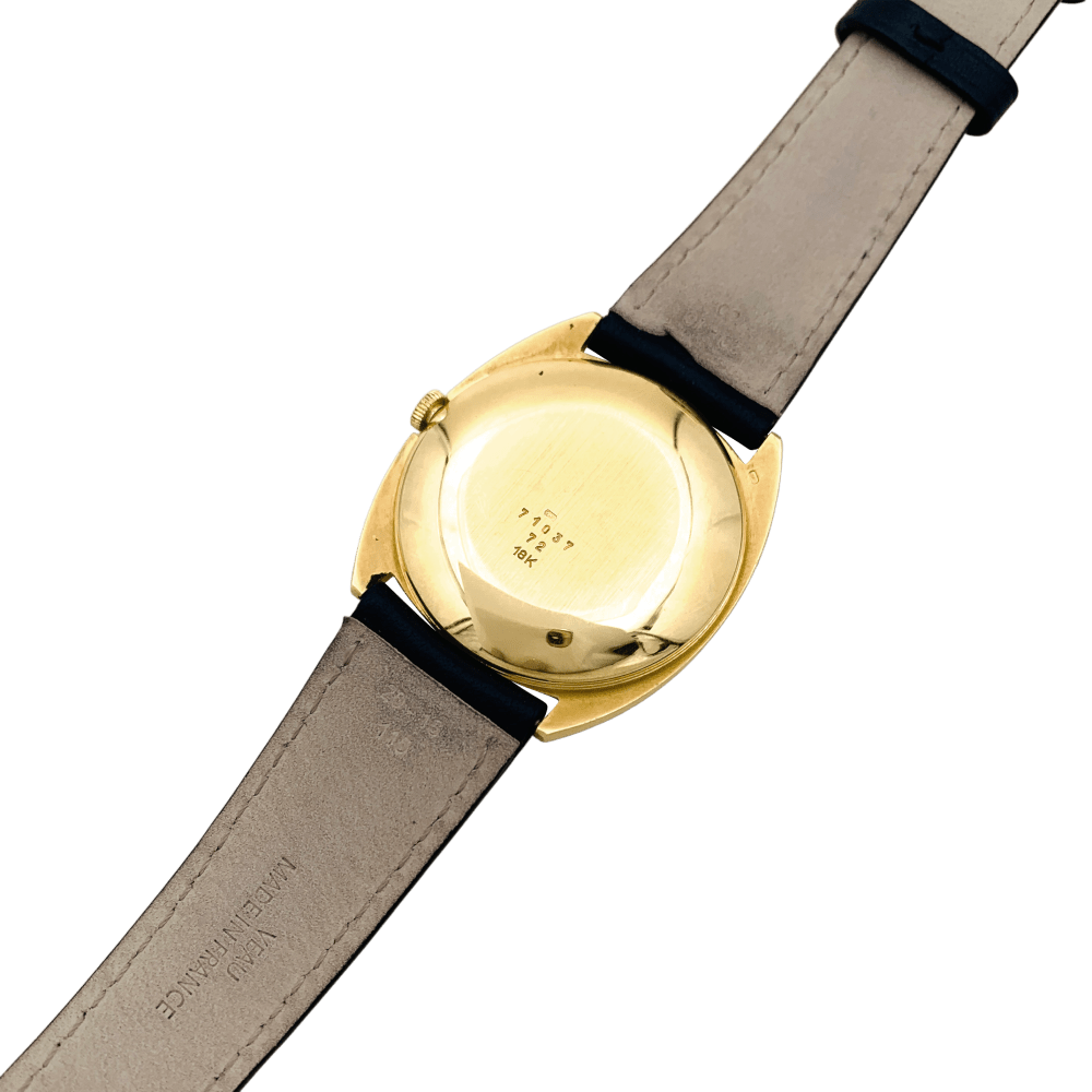 Montre FAVRE LEUBA en or jaune et cuir - Castafiore