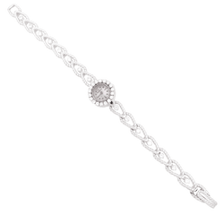 Montre Femme JAEGER - LECOULTRE en or blanc et diamants - Castafiore