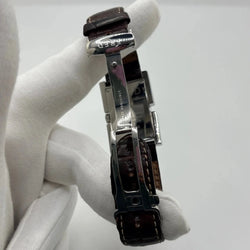 Montre FRED "Tank" en acier inoxydable et cuir - Castafiore