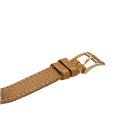Montre HERMÈS "Kelly" en métal, cuir et quartz - Castafiore