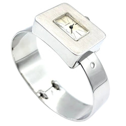 Montre HERMES vintage en argent vers 1970 - Castafiore