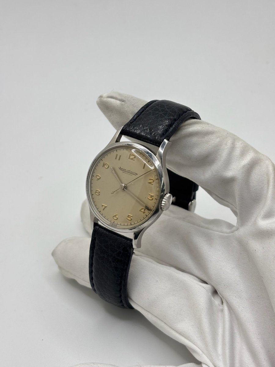 Montre JAEGER-LECOULTRE en acier et cuir - Castafiore