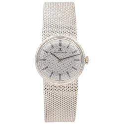 Montre JAEGER - LECOULTRE en or blanc et argent - Castafiore