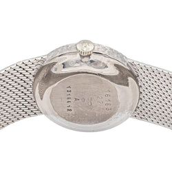 Montre JAEGER - LECOULTRE en or blanc et argent - Castafiore