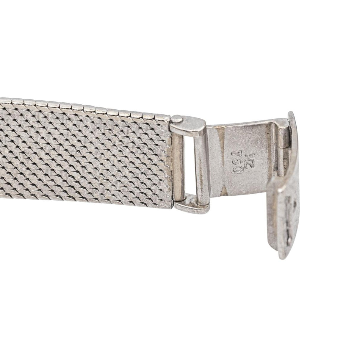 Montre JAEGER - LECOULTRE en or blanc et argent - Castafiore