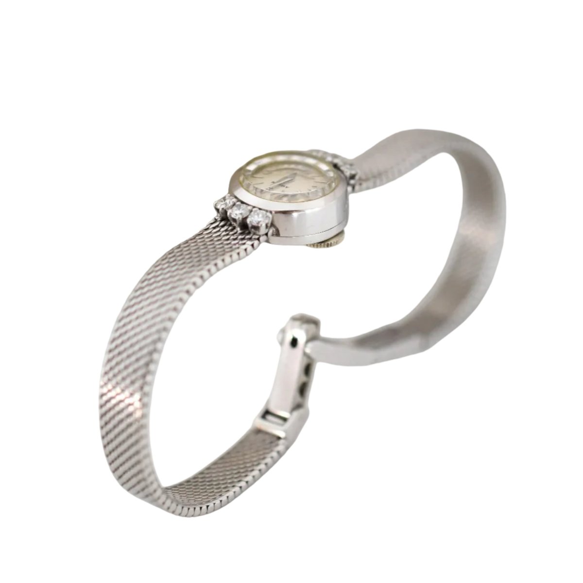 Montre JAEGER - LECOULTRE en or blanc et diamants - Castafiore