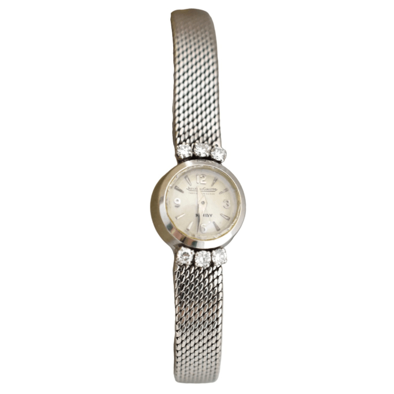 Montre JAEGER - LECOULTRE en or blanc et diamants - Castafiore