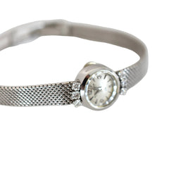 Montre JAEGER - LECOULTRE en or blanc et diamants - Castafiore