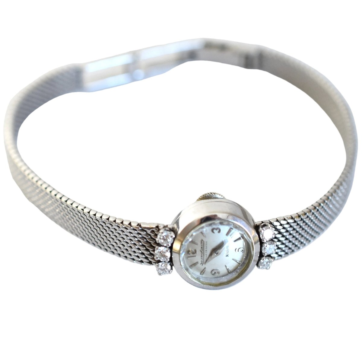 Montre JAEGER - LECOULTRE en or blanc et diamants - Castafiore