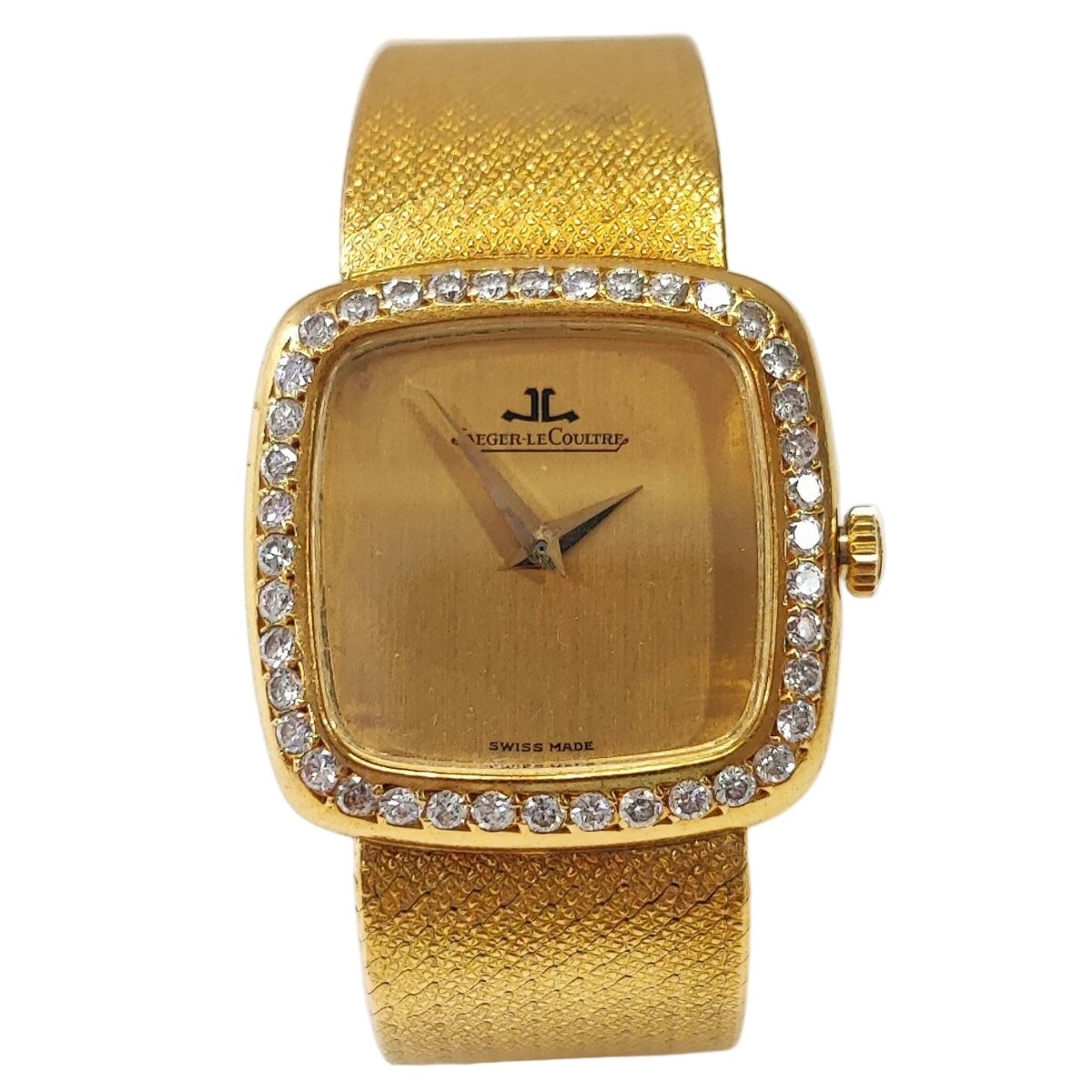 Montre JAEGER - LECOULTRE en or jaune et diamants - Castafiore