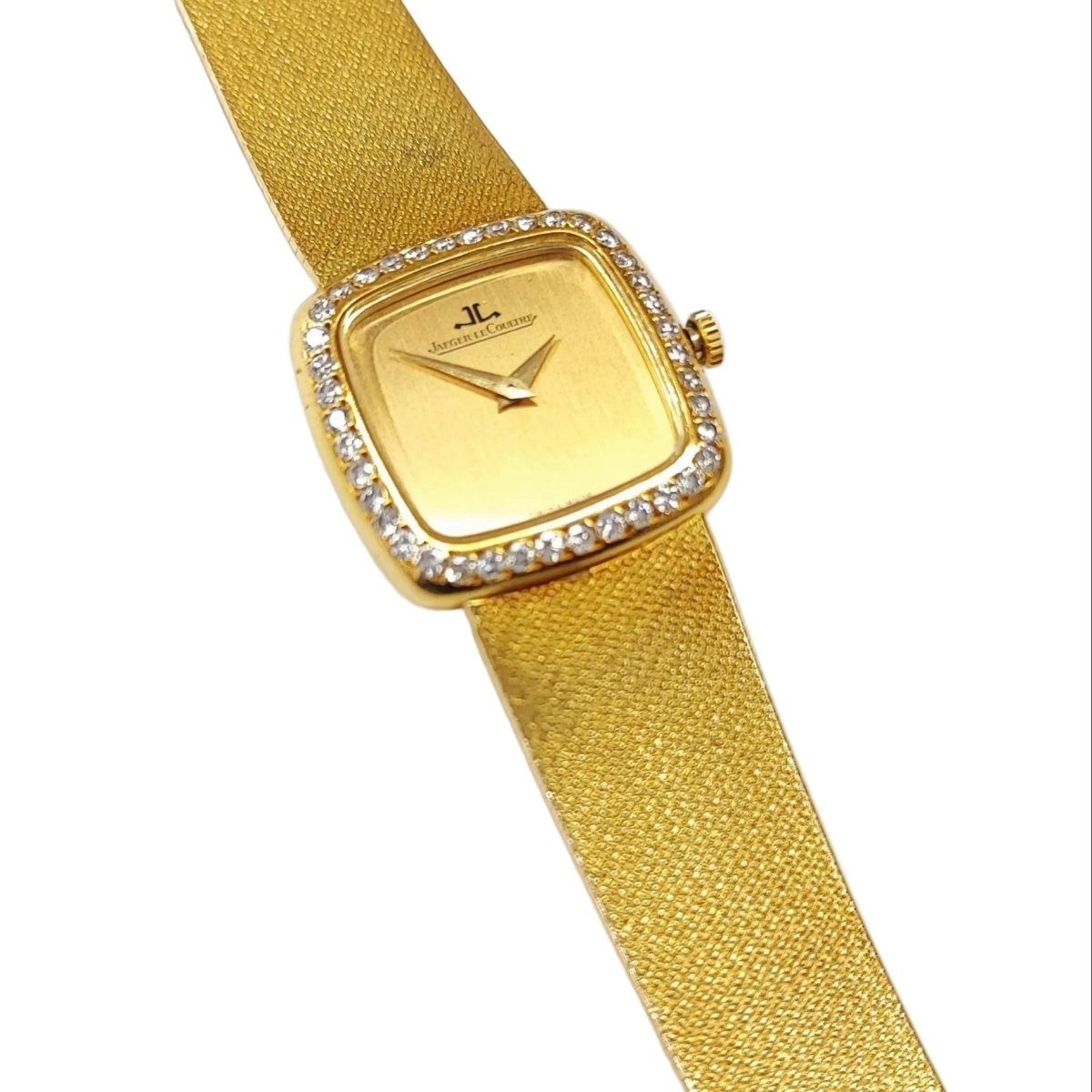 Montre JAEGER - LECOULTRE en or jaune et diamants - Castafiore