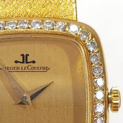 Montre JAEGER - LECOULTRE en or jaune et diamants - Castafiore