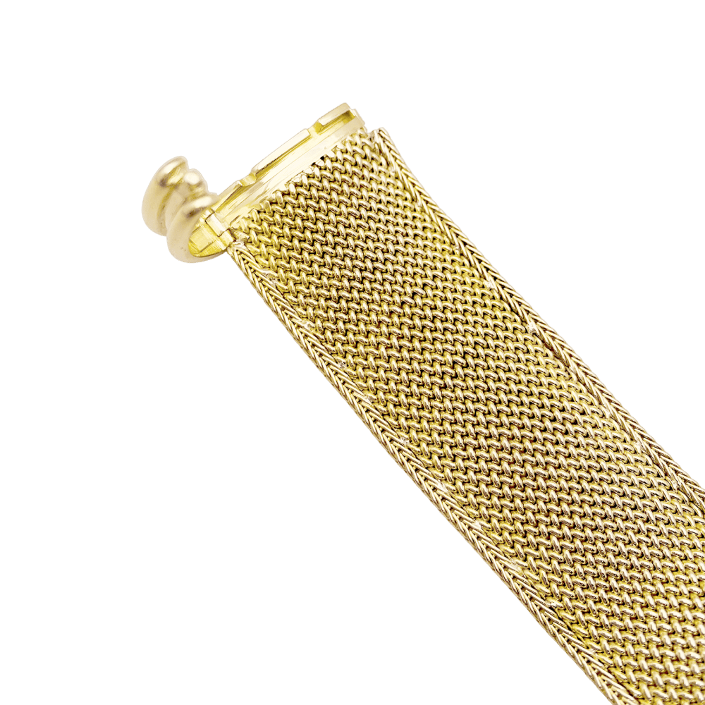 Montre JAEGER-LECOULTRE en or jaune, or blanc et diamants - Castafiore