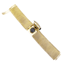 Montre JAEGER-LECOULTRE en or jaune, or blanc et diamants - Castafiore