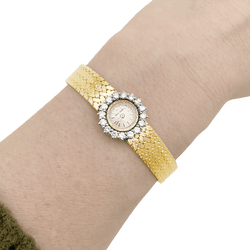 Montre JAEGER LECOULTRE X JEAN ÉTÉ en or jaune, platine, argent et diamants - Castafiore