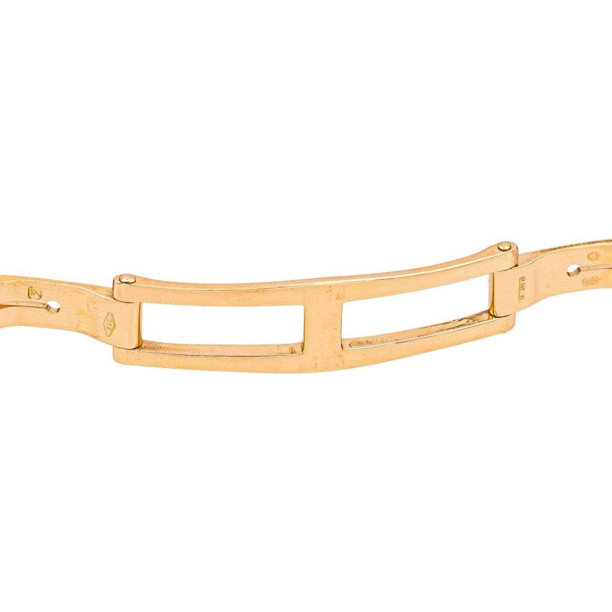 Montre LONGINES "Dolce Vita Square" en or jaune, quartz et diamants - Castafiore