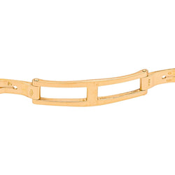 Montre LONGINES "Dolce Vita Square" en or jaune, quartz et diamants - Castafiore