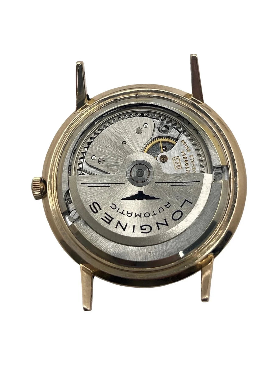 Montre LONGINES "Flagship" en or rose, acier et cuir - Castafiore