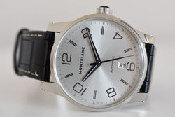 Montre MONTBLANC "TimeWalker" en acier, saphir et cuir - Castafiore