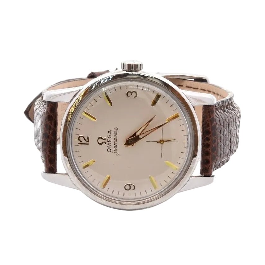 Montre OMEGA "Cal.268" en cuir - Castafiore