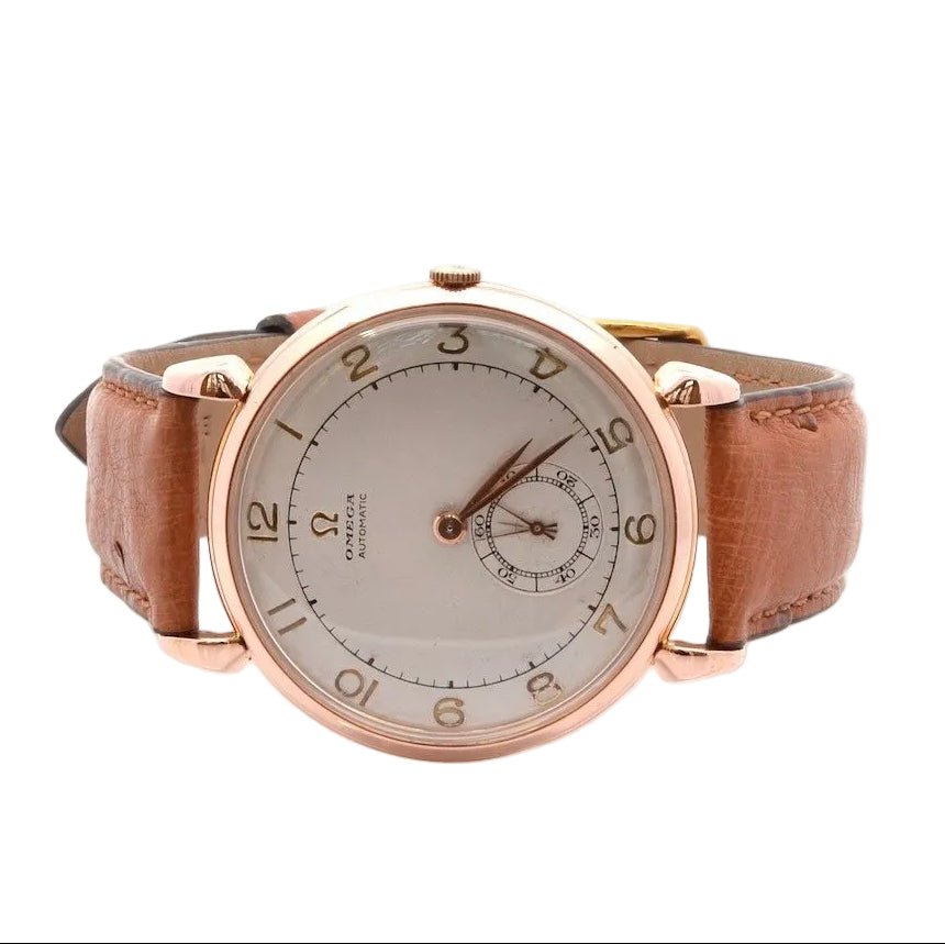 Montre OMEGA "Cal.332" en cuir - Castafiore