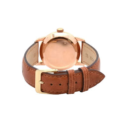 Montre OMEGA "Cal.501" en or jaune et cuir - Castafiore