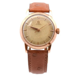 Montre OMEGA "Cal.501" en or jaune et cuir - Castafiore