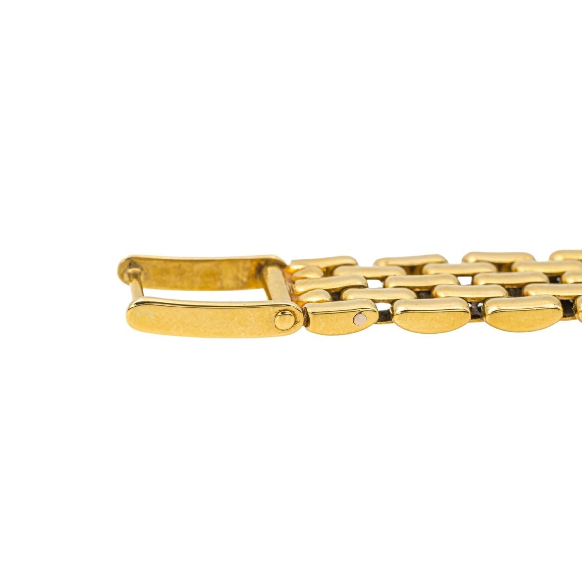 Montre OMÉGA "DeVille" en or jaune, saphir et quartz - Castafiore