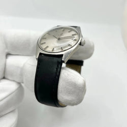 Montre OMÉGA en acier inoxydable et cuir - Castafiore
