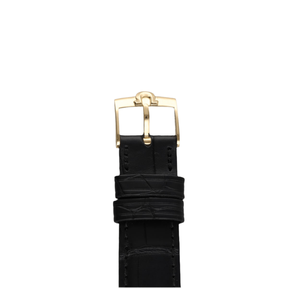 Montre OMEGA en or jaune et cuir - Castafiore
