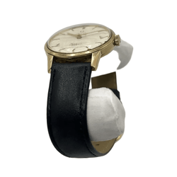 Montre OMEGA "Seamaster 300" en acier et cuir - Castafiore
