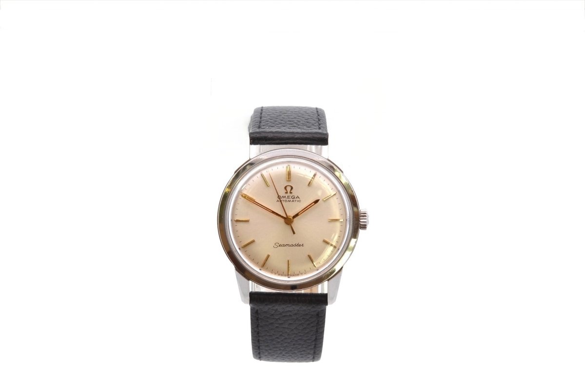 Montre OMEGA Seamaster en cuir - Castafiore