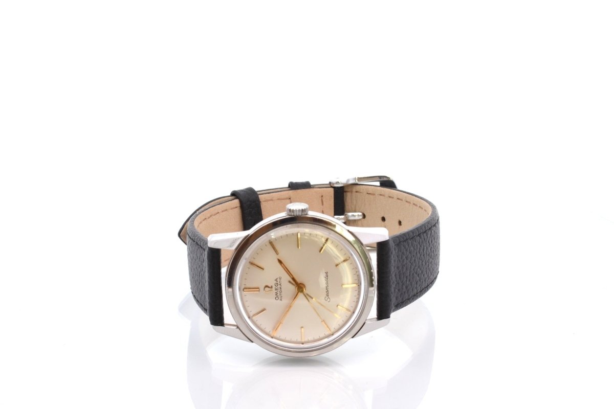 Montre OMEGA Seamaster en cuir - Castafiore