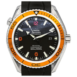 Montre OMEGA "Seamaster Planet Ocean" en acier - Castafiore