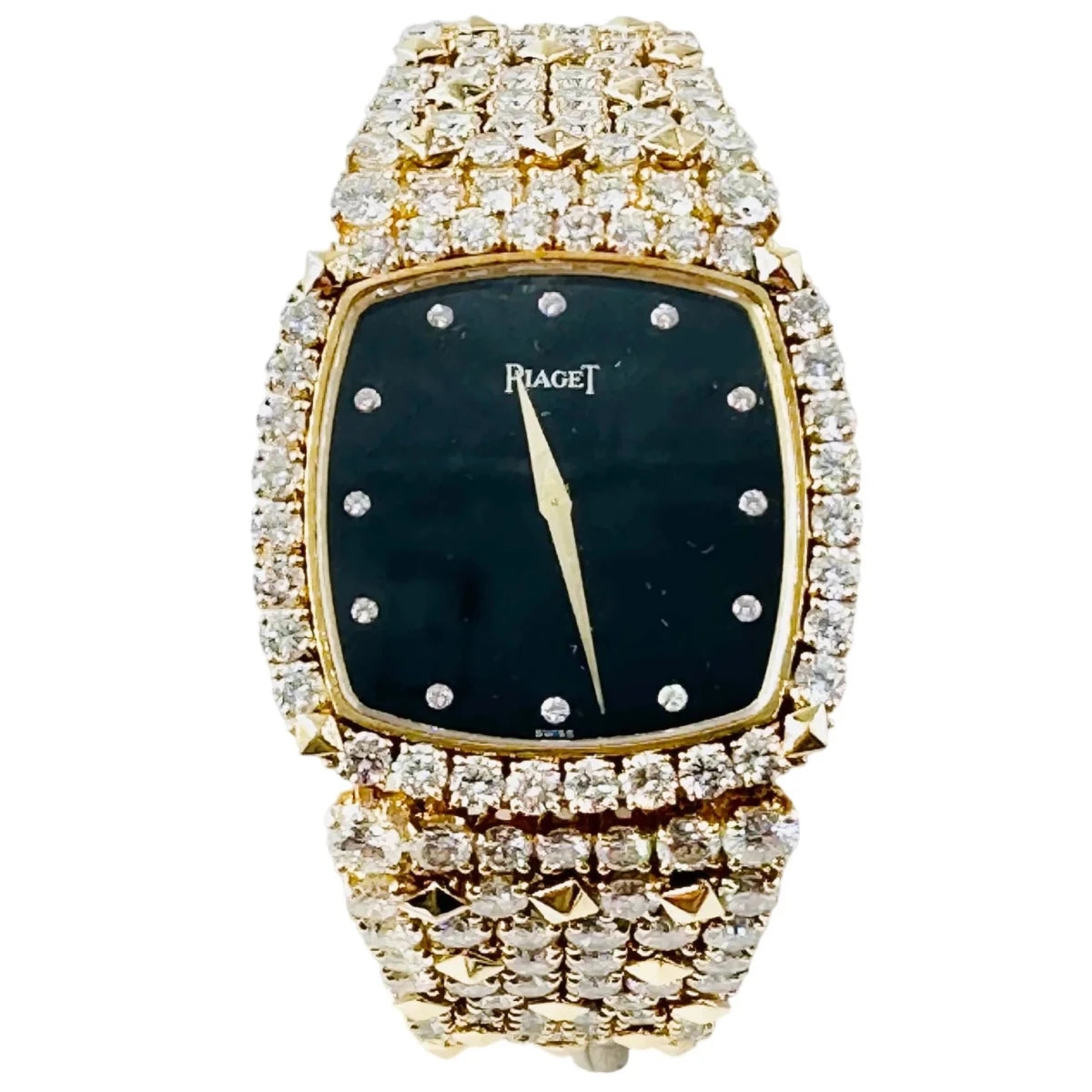 Montre PIAGET en or jaune et diamants - Castafiore