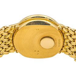 Montre PIAGET en or jaune, lapis - lazuli et diamants - Castafiore