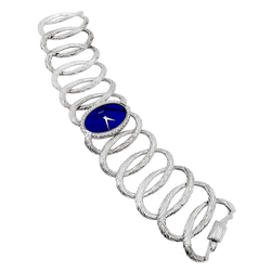 Montre PIAGET, "Limelight Magic Hour", or blanc, diamants, lapis lazuli. - Castafiore