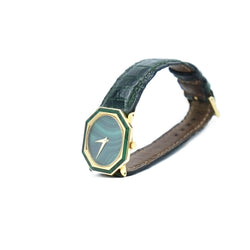 Montre PIAGET ref. 9341 en or jaune et malachite - Castafiore