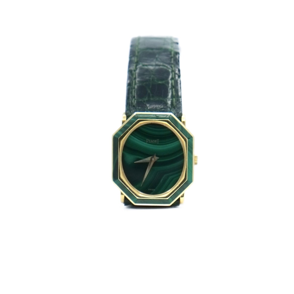 Montre PIAGET ref. 9341 en or jaune et malachite - Castafiore