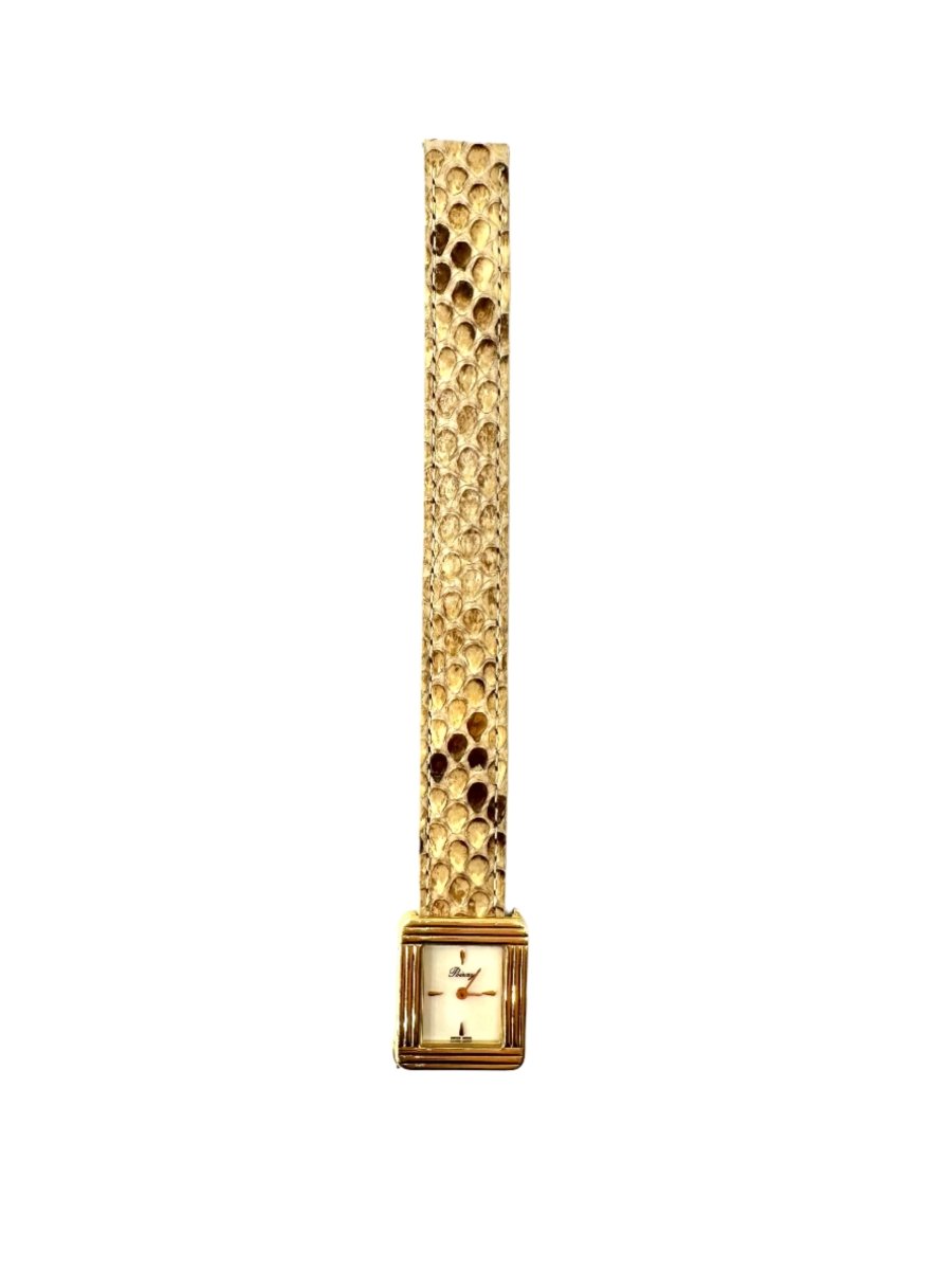 Montre POIRAY, "Ma première" en or jaune et nacre - Castafiore