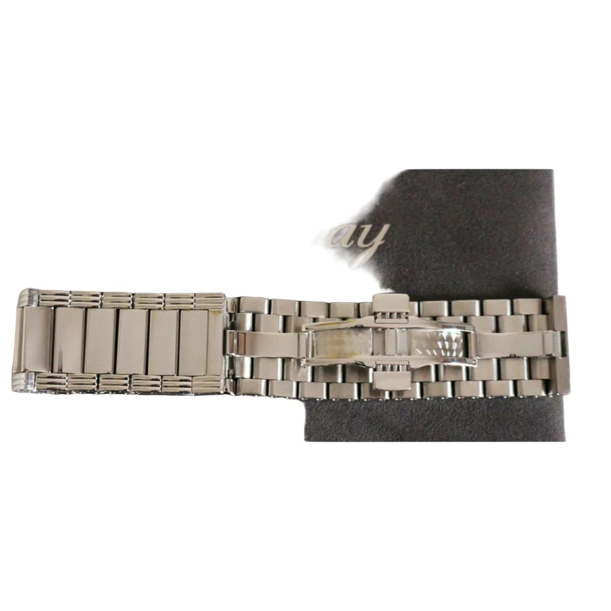 Montre POIRAY "Ma Première Manchette" en acier, nacre, quartz et diamants - Castafiore