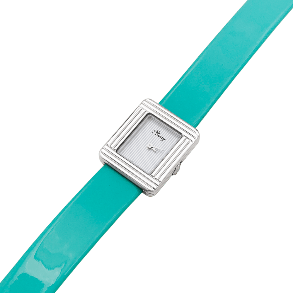 Montre POIRAY "Ma Première Mini" en acier et cuir - Castafiore