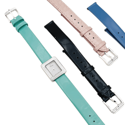Montre POIRAY "Ma Première Mini" en acier et cuir - Castafiore