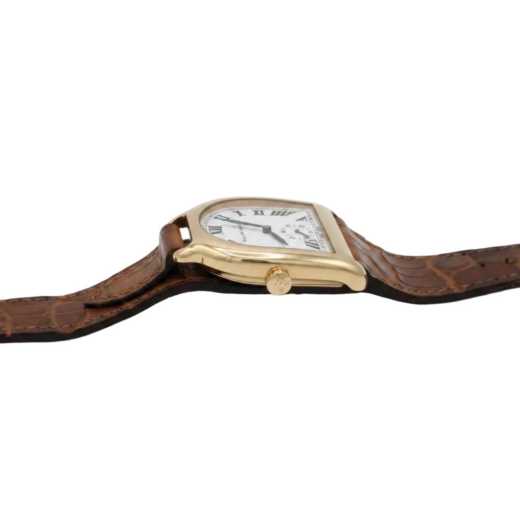 Montre RALPH LAUREN "Stirrup" MM en or rose et cuir - Castafiore