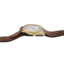 Montre RALPH LAUREN "Stirrup" MM en or rose et cuir - Castafiore