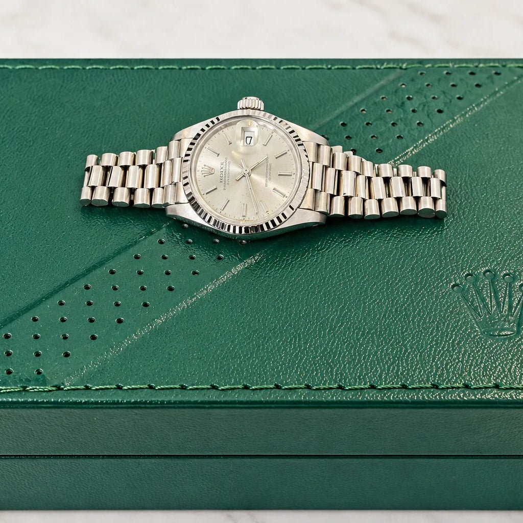 Montre ROLEX “Lady-Datejust” en or blanc - Castafiore