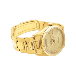 Montre ROLEX "Oyster Perpetual Date-Date" en or jaune - Castafiore