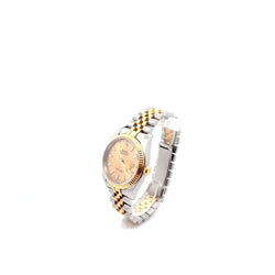 Montre ROLEX "Oyster Perpetual Datejust" en acier et or jaune - Castafiore